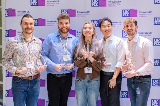 The BeatBoxVR team with their trophies