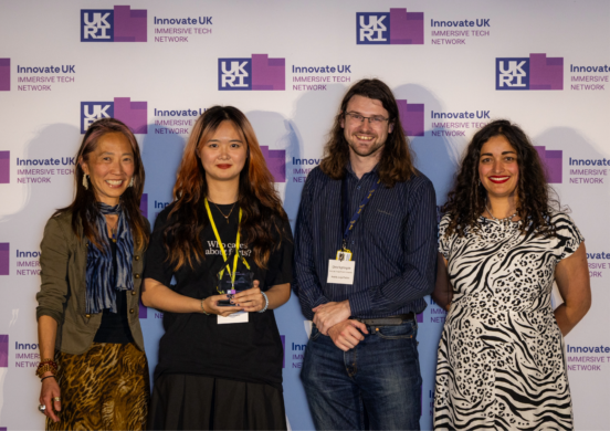 Internship winner - Leyi Zhou with StoryLab Research Institute at Anglia Ruskin University