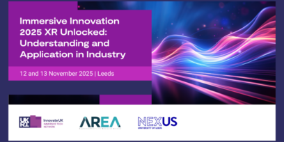 Event Banner Header - Immersive Innovation – From Exploration to Execution - Immersive Innovation XR Unlocked Understanding and Application in Industry